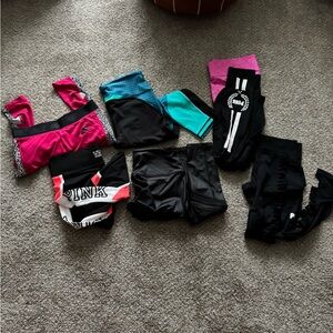 NWOT bundle of 6 VS PINK leggings tights and NIKE